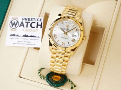 Day-date 40 President Gold & White Roman Numerals